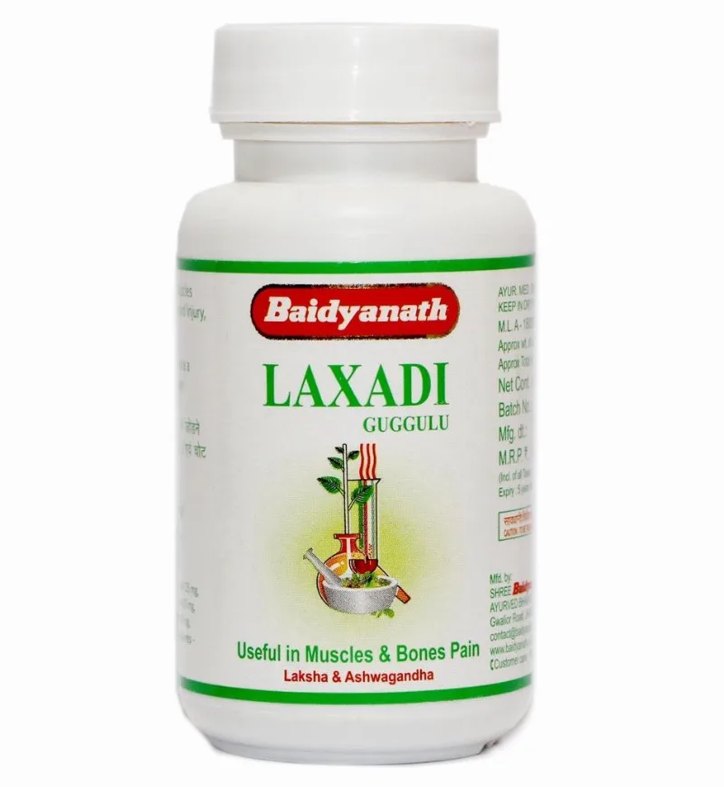 Лакшаді Гуггул 80 таб Baidyanath Laxadi Guggulu 80 tab