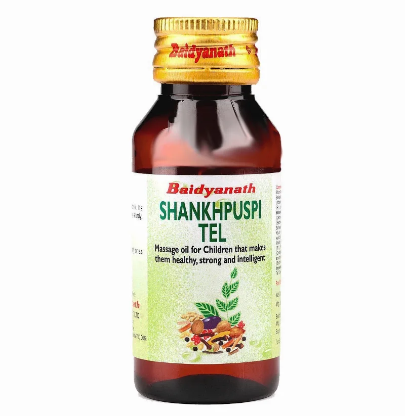 Шанкпушпі (Шанко Пушпа) олія масажна для дітей 50 мл Baidyanath Shankhpuspi Tel 50 ml