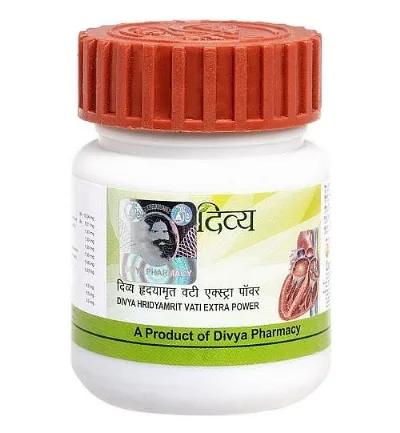 Хрідьямріт Ваті 60 табл Patanjali Divya Hridyamrit Vati Extra Power 60 tab