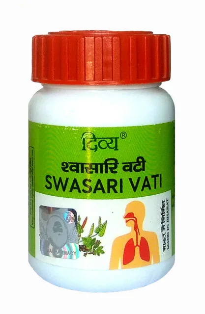 Свасарі Ваті 80 табл Patanjali Divya Swasari Vati 80 tab
