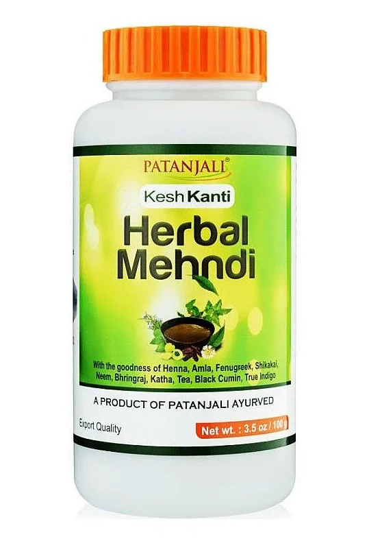 Хна для волосся натуральна з травами 100 г Patanjali Kesh Kanti Herbal Mehandi 100 g