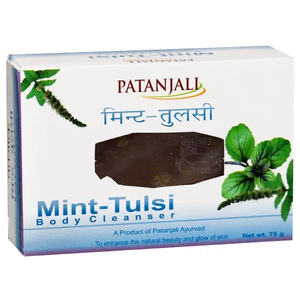 Мило Мʼята та Туласі 75 г Patanjali Mint Tulsi Body Cleanser 75 g
