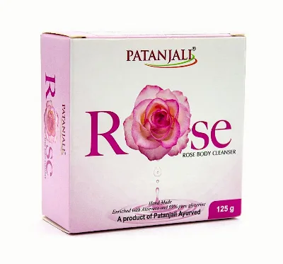 Мило ручної роботи Троянда 125 г Patanjali Hand Made Rose Body Cleanser 125 g
