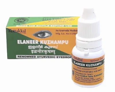 Еланір Кужампу краплі Kottakkal Elaneer Kuzhampu Eye Drops 10 ml