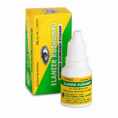 Еланір Кужампу краплі Kottakkal Elaneer Kuzhampu Eye Drops 10 ml