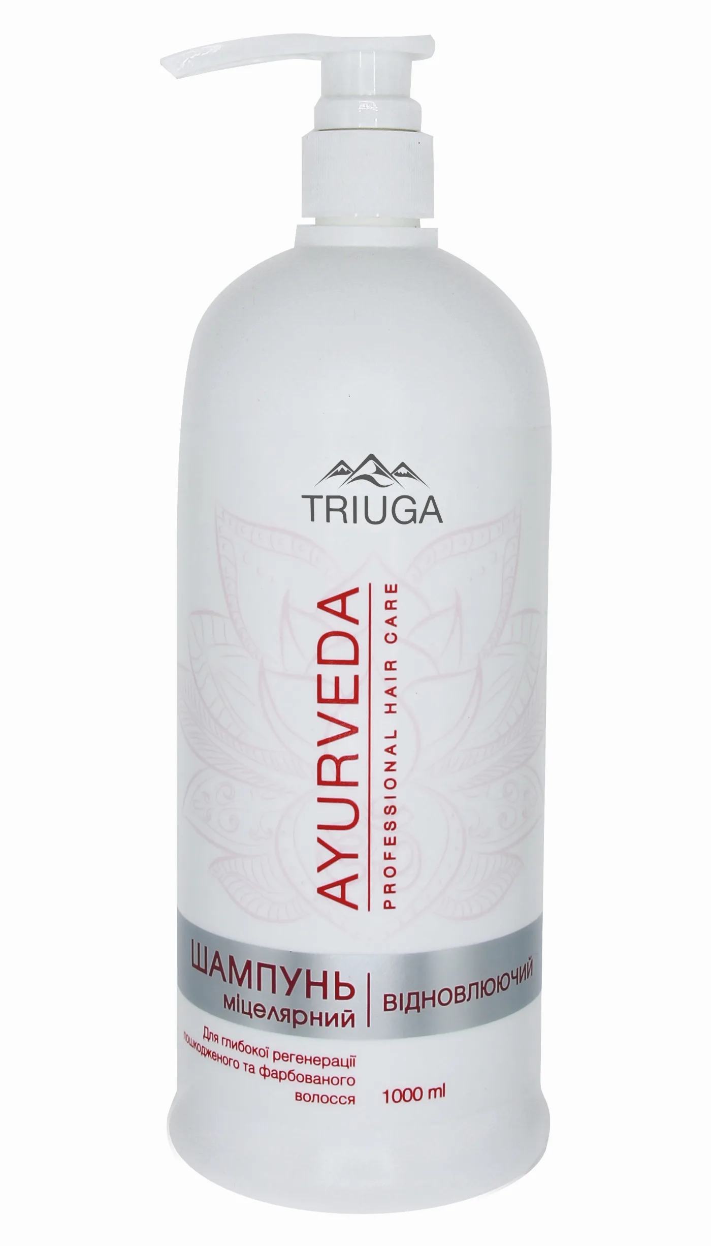 Мицеллярный шампунь Восстанавливающий 1000 мл Triuga Ayurveda Professional Hair Care