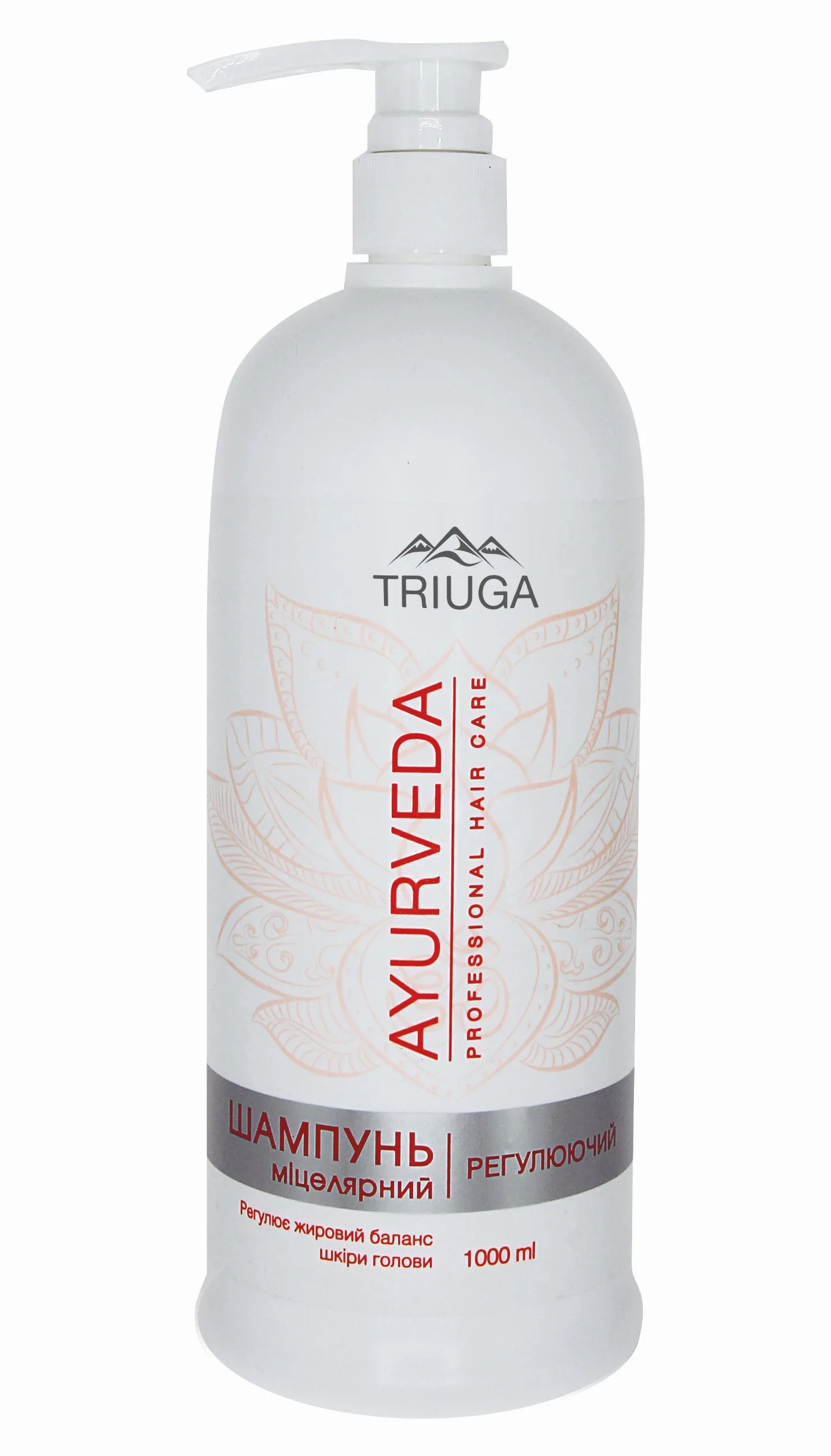 Мицеллярний шампунь Регулюючий 1000 мол Triuga Ayurveda Professional Hair Care