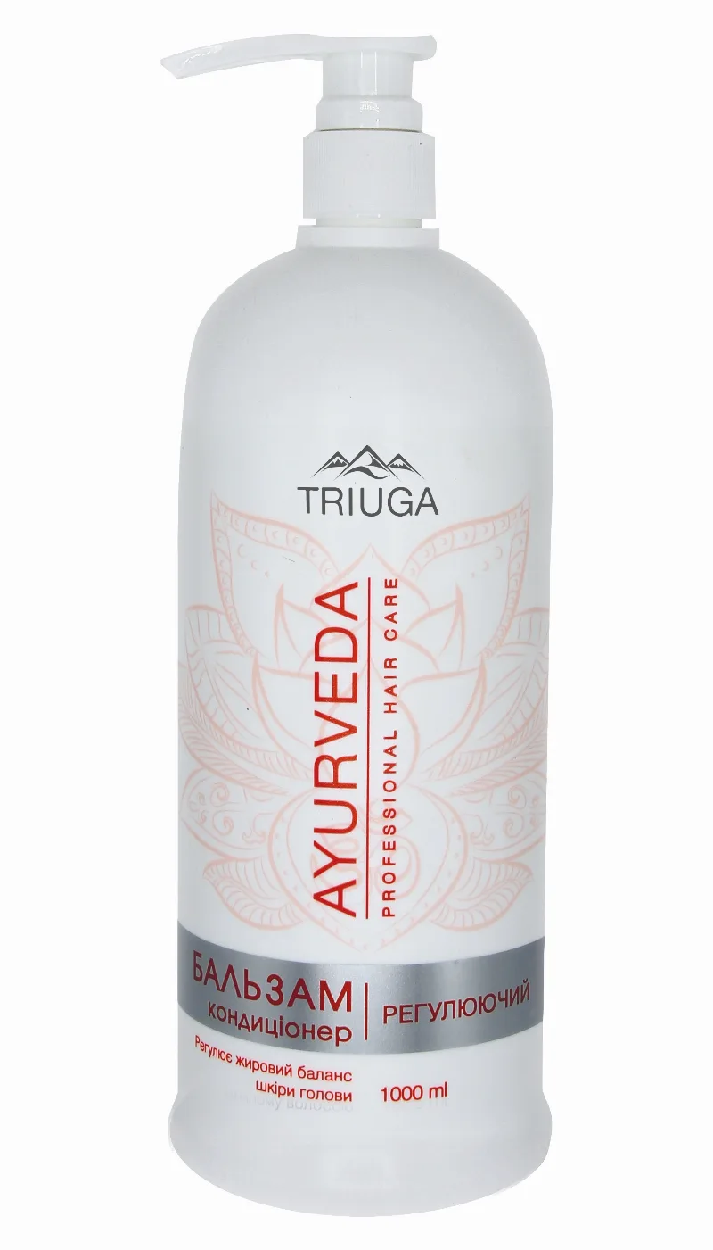 Бальзам-кондиционер Регулирующий 1000 мл Triuga Ayurveda Professional Hair Care