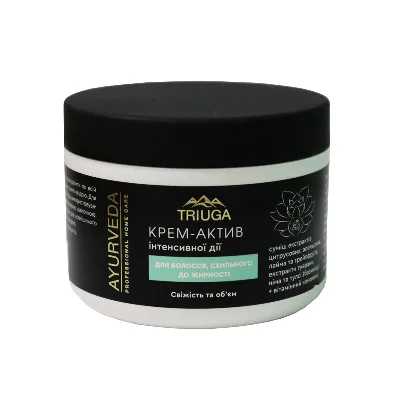 Крем-актив для волос, склонных к жирности "Свежесть и объем" 300 мл Triuga Ayurveda Professional Home Care