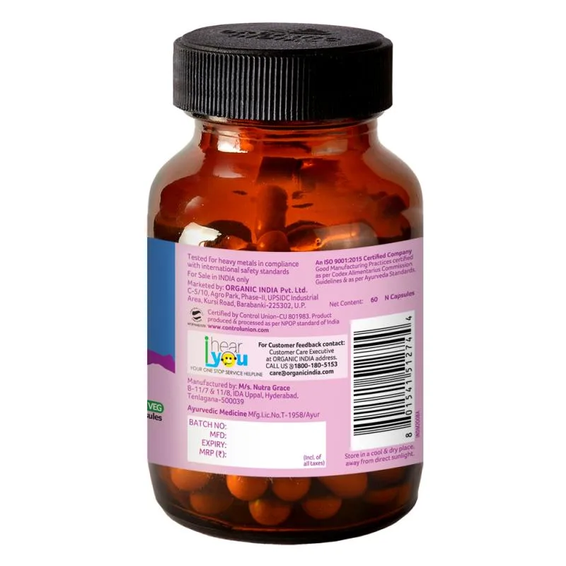 Лляна олія Омега-3 60 капс Organic India Flaxseed Oil Omega-3  60 сaps
