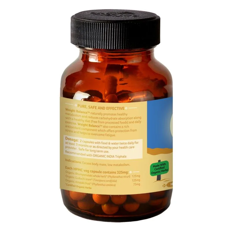 Вейт Баланс 60 капс Organic India Weight Balance 60 caps