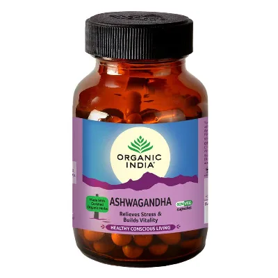 Ашвагандха 60 капс Organic India Ashwagandha 60 caps