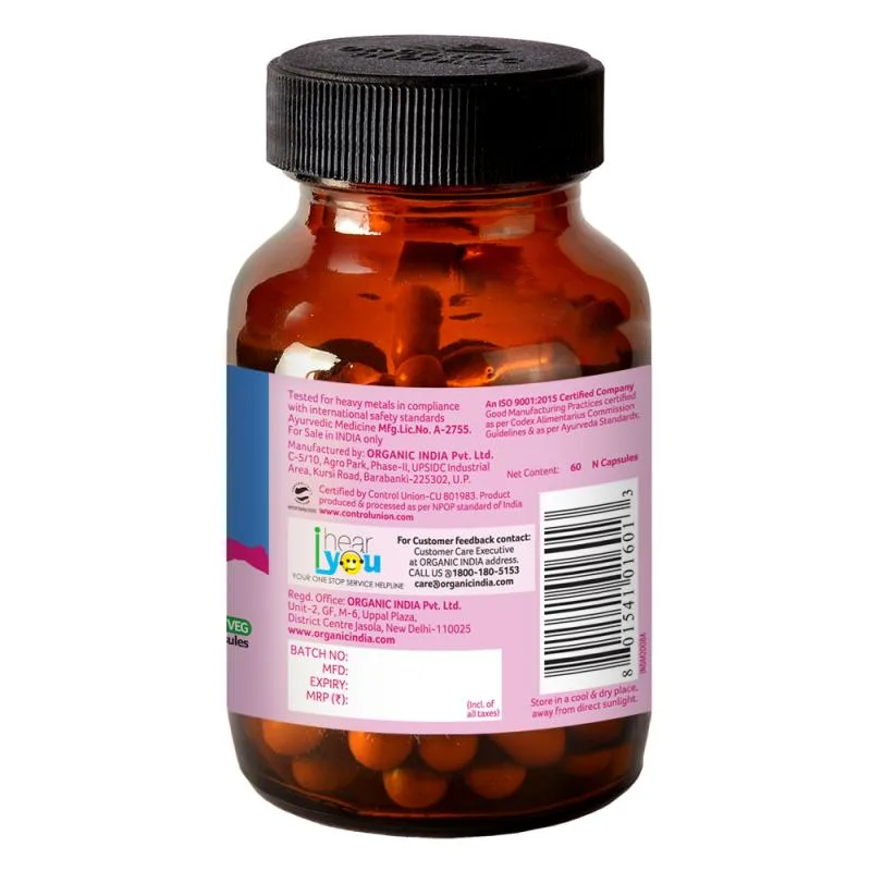 Шатавари 60 капс Organic India Shatavari 60 caps