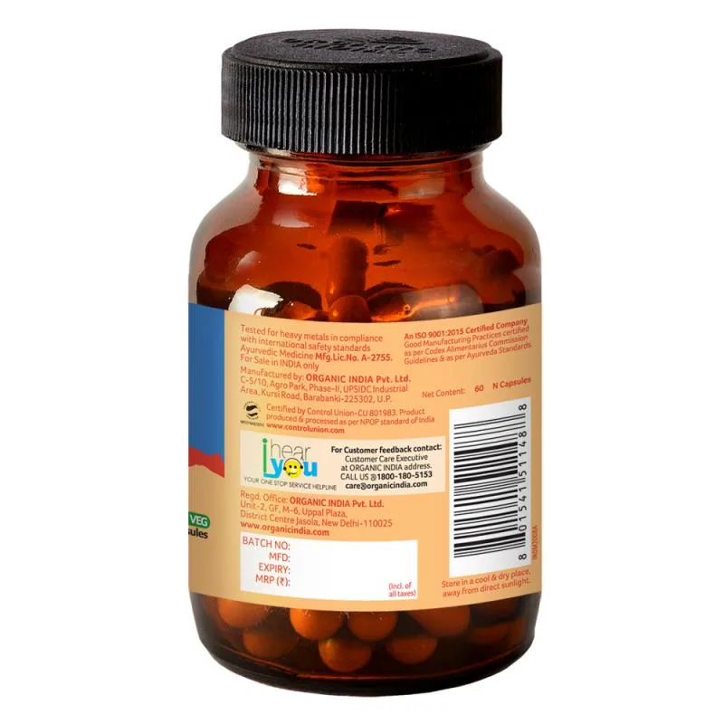 Пісфул Сліп 60 капс Organic India Peaceful Sleep 60 caps