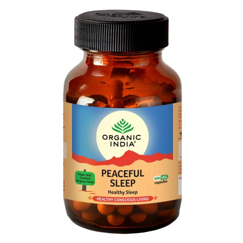 Пісфул Сліп 60 капс Organic India Peaceful Sleep 60 caps