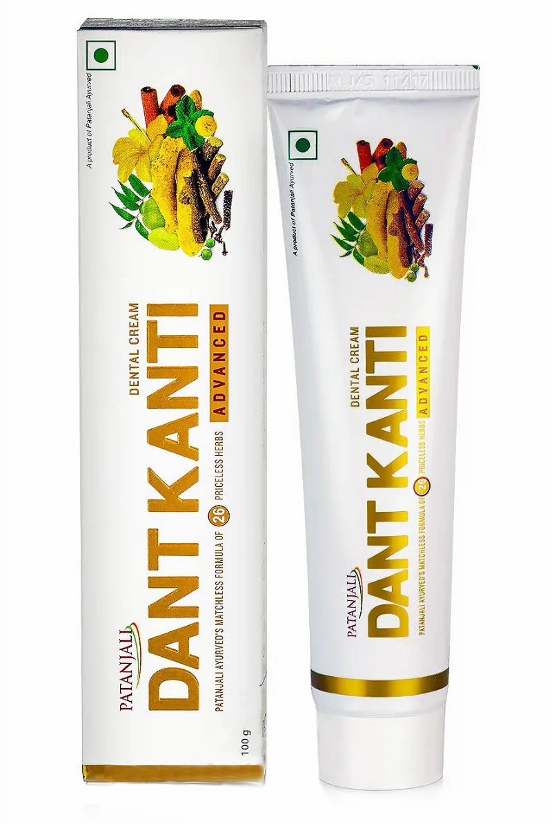 Зубна паста Дант Канті Адвансед 100 гр Patanjali Dant Kanti Advanced Toothpaste 100 g