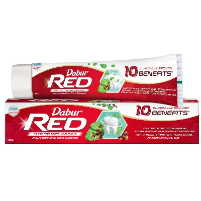 Зубна паста Ред 100 г Dabur India Red Paste for Teeth and Gums 100 g