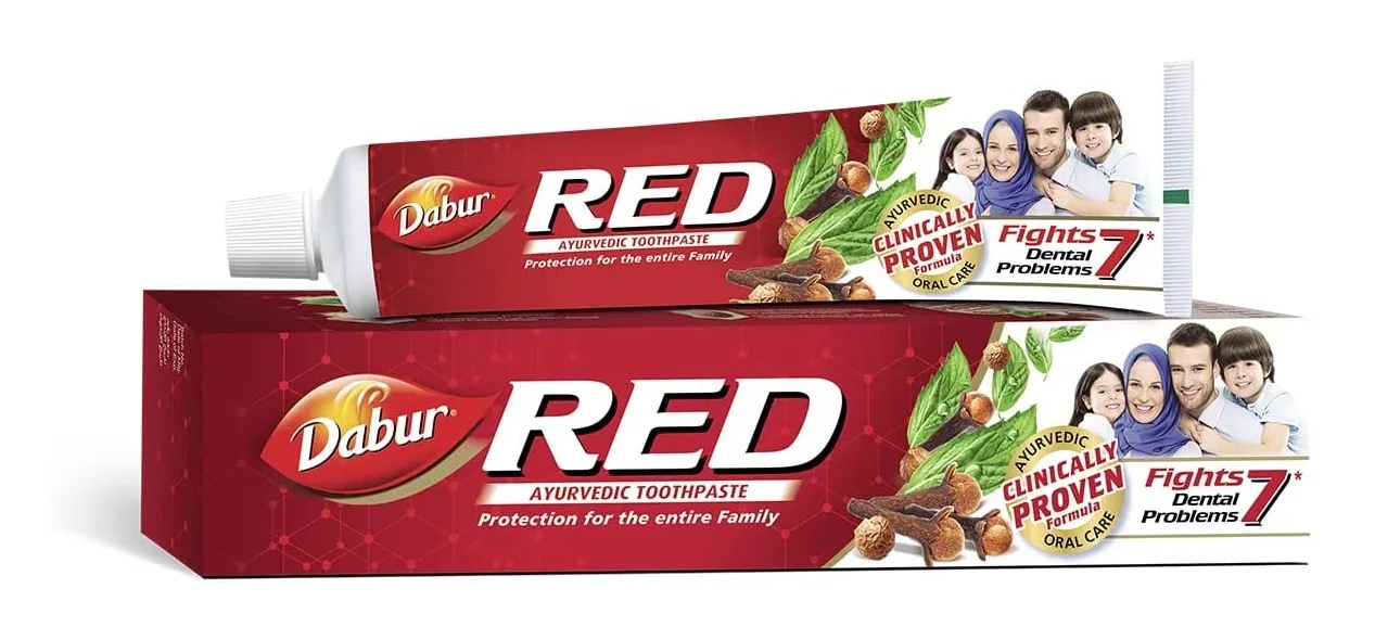 Зубна паста Ред 100 г Dabur Red Paste for Teeth and Gums 100 g