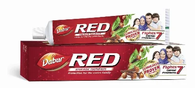 Зубна паста Ред 100 г Dabur Red Paste for Teeth and Gums 100 g