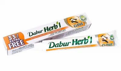 Зубна паста Гвоздика 100 г Dabur Herb'l Clove Toothpaste 100 g