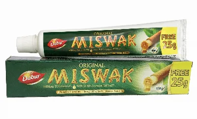 Зубная паста Мисвак 75 г Dabur Miswak Toothpaste Special Promotion Pack 75 g