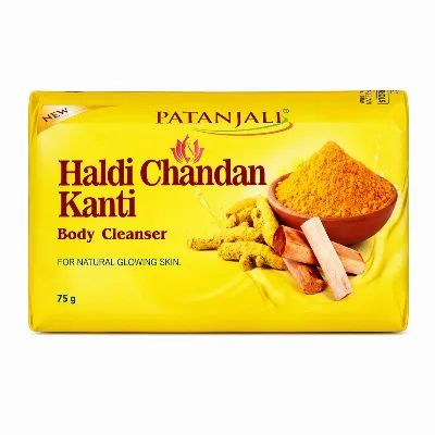 Мило з сандалом та куркумою 75 г Patanjali Haldi-Chandan Kanti Body Cleanser 75 g