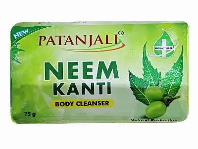 Мыло антибактериальное с нимом 75 г Patanjali Neem Kanti Body Cleanser 75 g