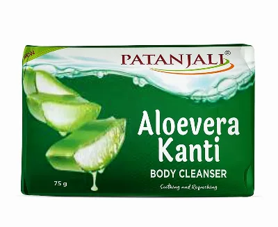Мило зволожуюче з алое вера 75 г Patanjali Aloe Vera Kanti Body Cleanser 75 g