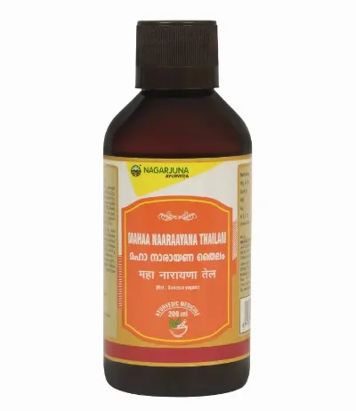 Олія масажна для тіла та суглобів Маханараяна 200 мл Nagarjuna Mahaa Naaraayana Thailam 200 ml