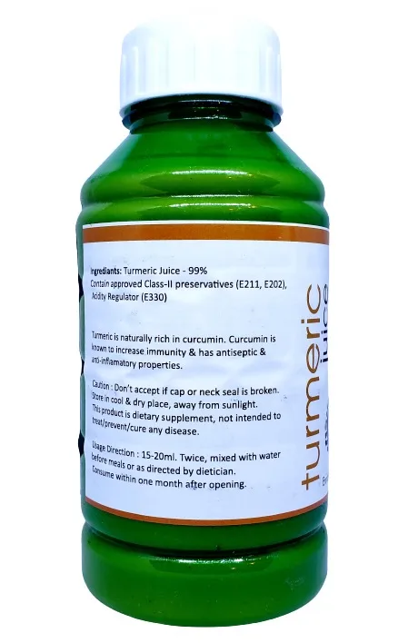 Сок куркумы 500 мл Vritikas Turmeric Juice