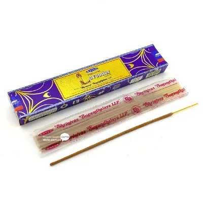 Аромапалочки Лаванда 15 г Satya Natural Lavender Incense 15 g