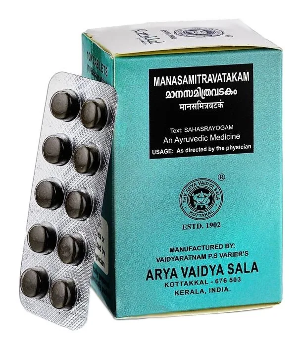 Манасамітра Ватакам 100 табл. Kottakkal Manasamitravatakam 100 tab