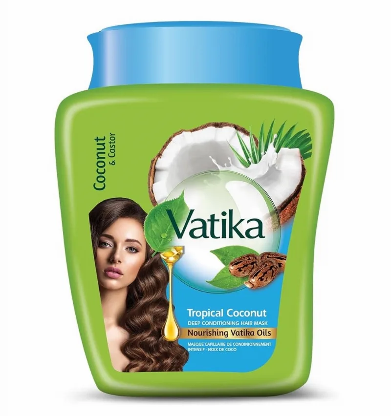 Маска для волосся Обʼємне та густе волосся Dabur Vatika Hot Oil Treatment Volume & Thickness