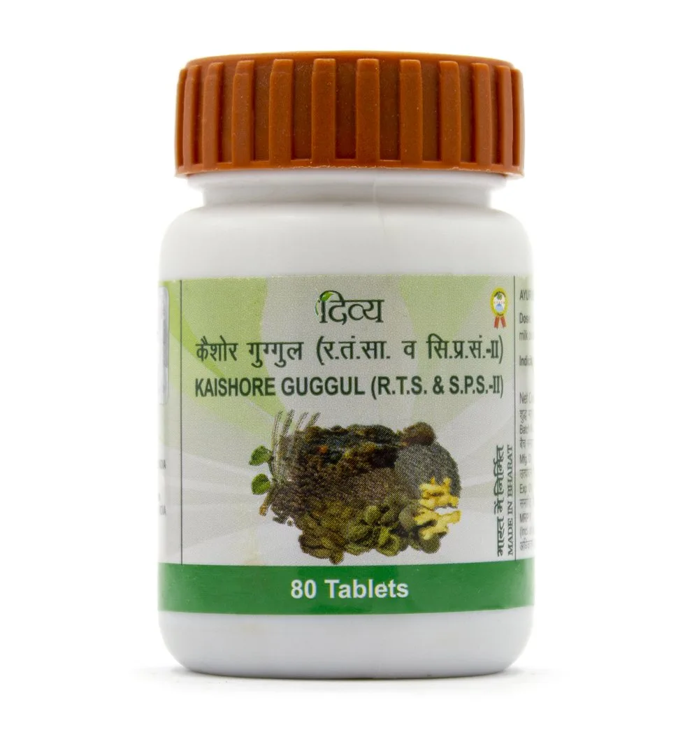 Кайшор гуггул 80 табл Patanjali Kaishore Guggul 80 tab
