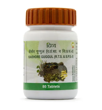 Кайшор гуггул 80 табл Patanjali Kaishore Guggul 80 tab