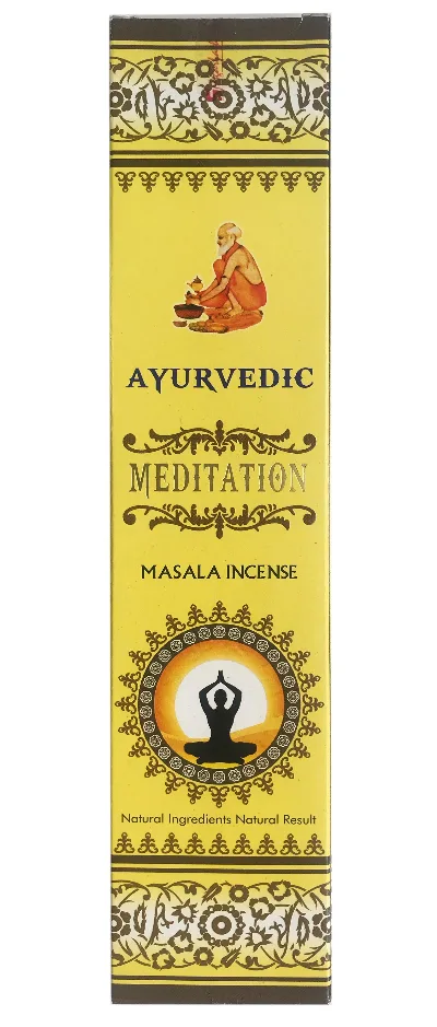 Аромапалочки Медитація 20 г Agarbathi Works Ayurvedic Meditation Masala Incense 20 g