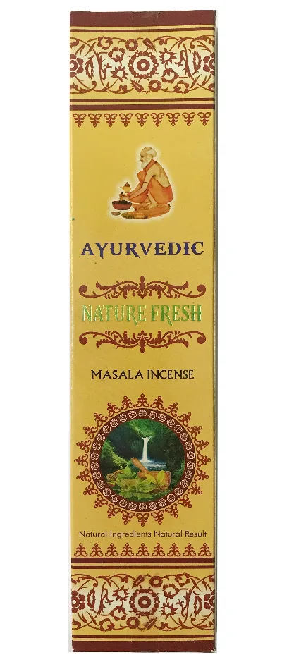 Аромапалочки Свіжість Природи 20 г Agarbathi Works Ayurvedic Nature Fresh Masala Incense 20 g