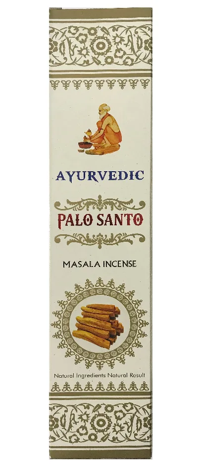 Аромапалочки Пало Санто 20 г Agarbathi Works Ayurvedic Palo Santo Masala Incense 20 g