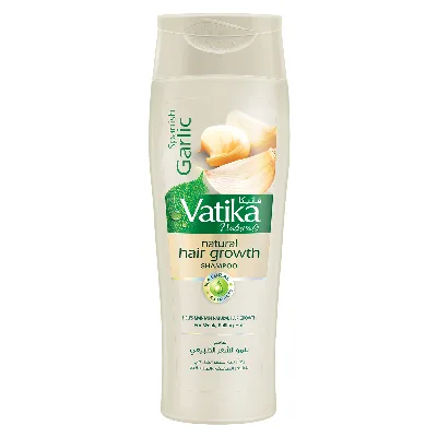 Шампунь с чесноком для слабых выпадающих волос 400 мл Dabur Vatika Garlic Shampoo 400ml