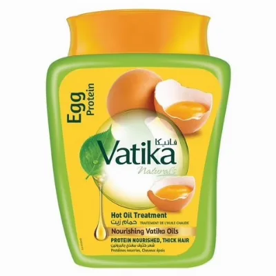 Маска для волосся Глибоке кондиціювання 500 мл Dabur Vatika Egg Protein Deep Conditioning Hair Mask
