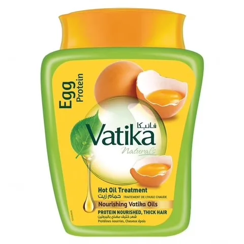 Маска для волосся Глибоке кондиціювання 500 мл Dabur Vatika Egg Protein Deep Conditioning Hair Mask