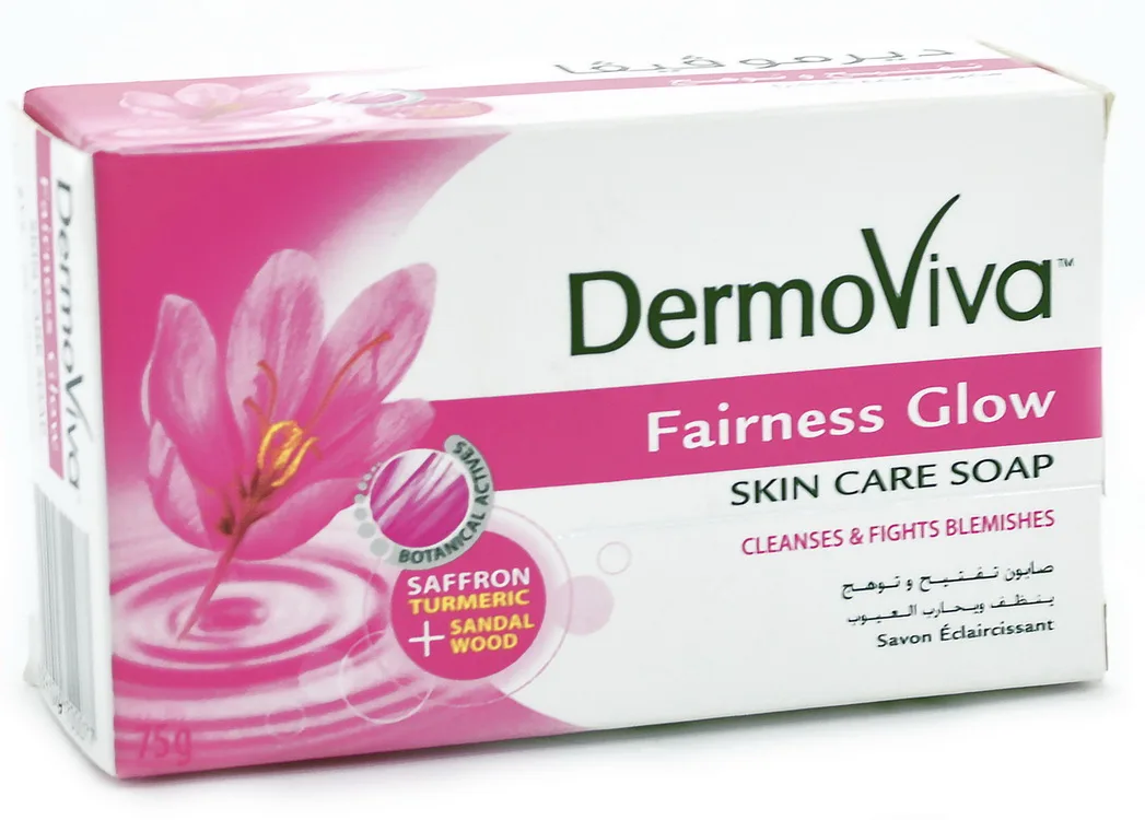 Мило відбілююче 75 г Dabur DermoViva Fairness Glow Skin Care Soap