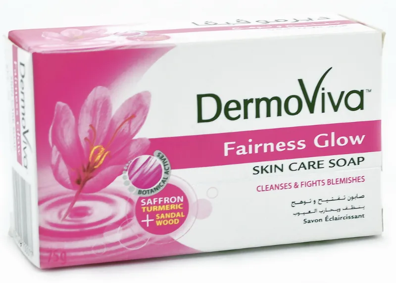 Мило відбілююче 75 г Dabur DermoViva Fairness Glow Skin Care Soap