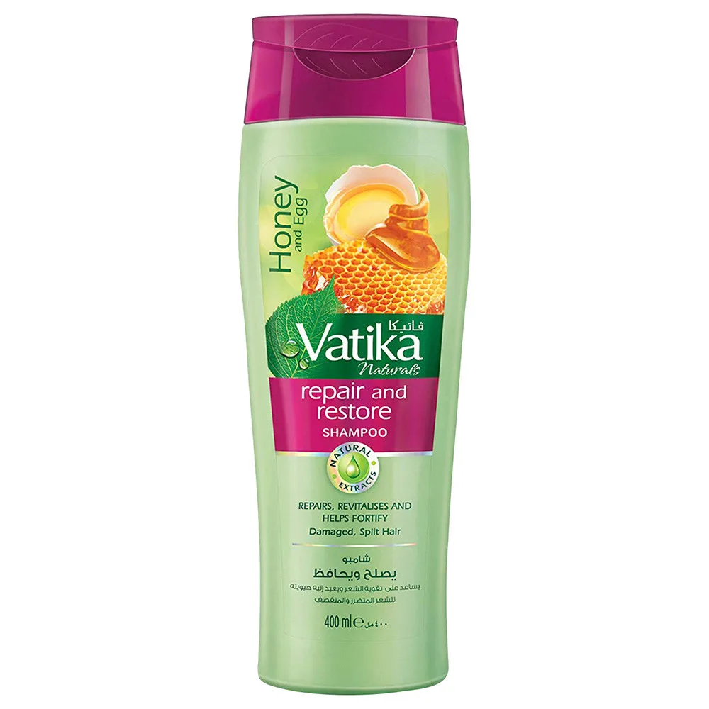Шампунь відновлюючий 200 мл Dabur Vatika Repair & Restore Shampoo