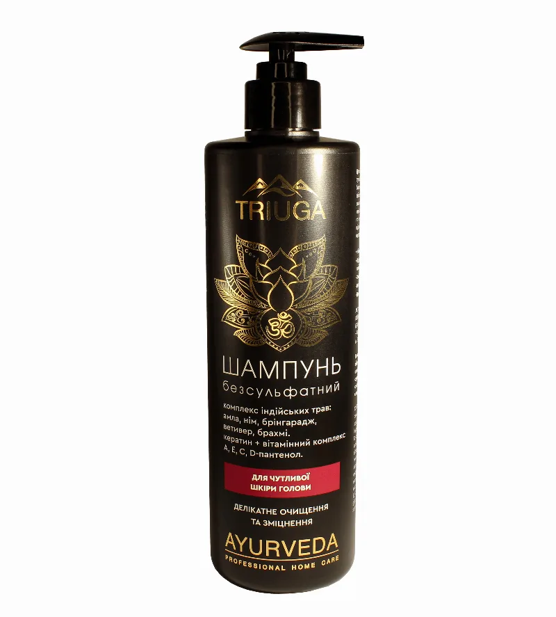 Шампунь для глубокого очищения волос и кожи головы Triuga Ayurveda Professional Home Care