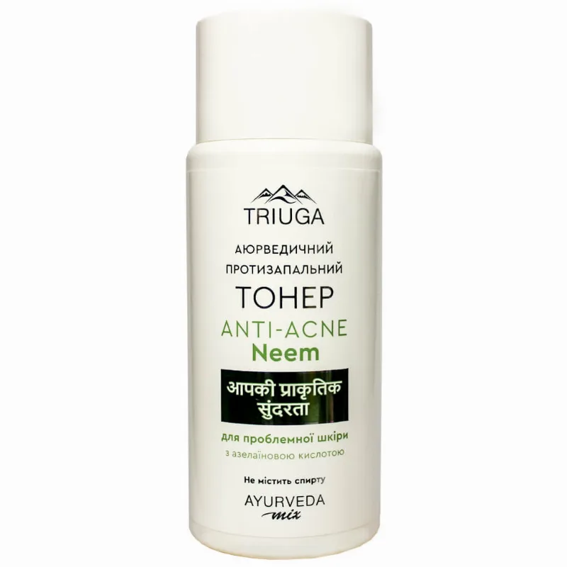 Противовоспалительный тонер Ним для проблемной кожи 200 мл Triuga Ayurveda Mix Anti-acne Neem