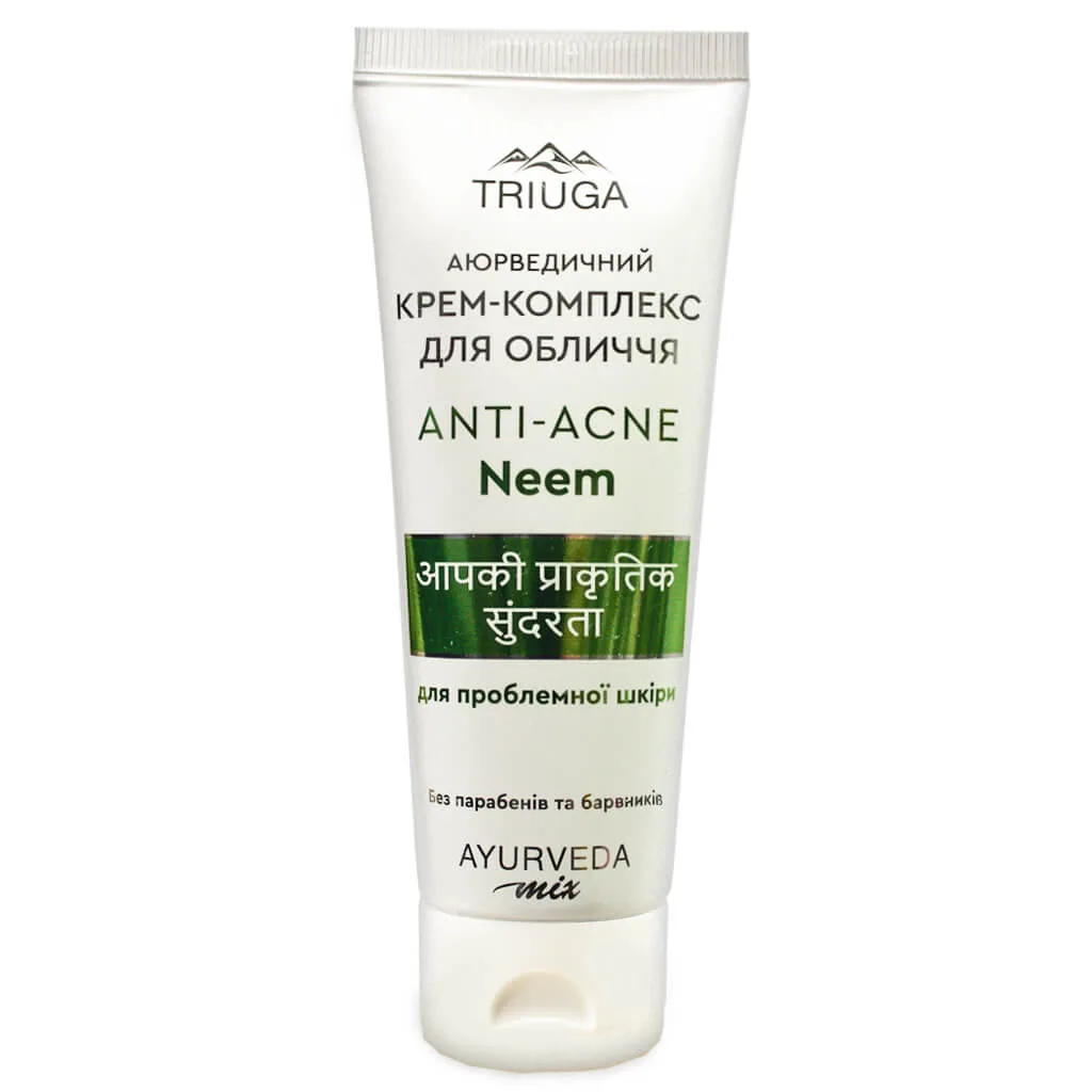 Крем-комплекс для лица Ним для проблемной кожи 75 мл Triuga Ayurveda Mix Anti-acne Neem