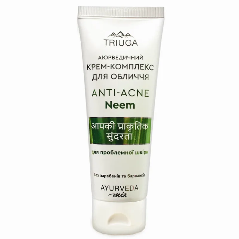 Крем-комплекс для лица Ним для проблемной кожи 75 мл Triuga Ayurveda Mix Anti-acne Neem