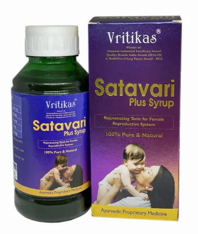 Шатаварі плюс сироп 500 мл Vritikas Satavari Plus Syrup 500 ml