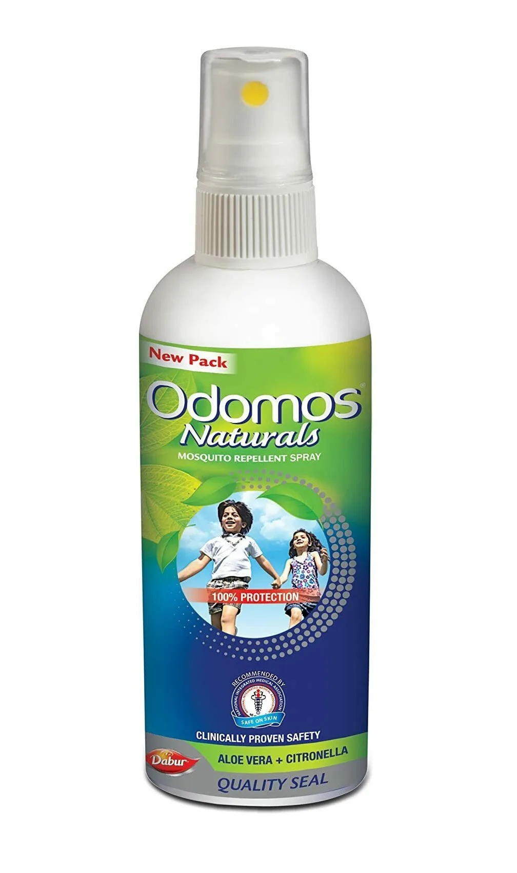Спрей противомоскитный Одомос 100 мл Dabur Odomos Naturals Mosquito Repellent Spray